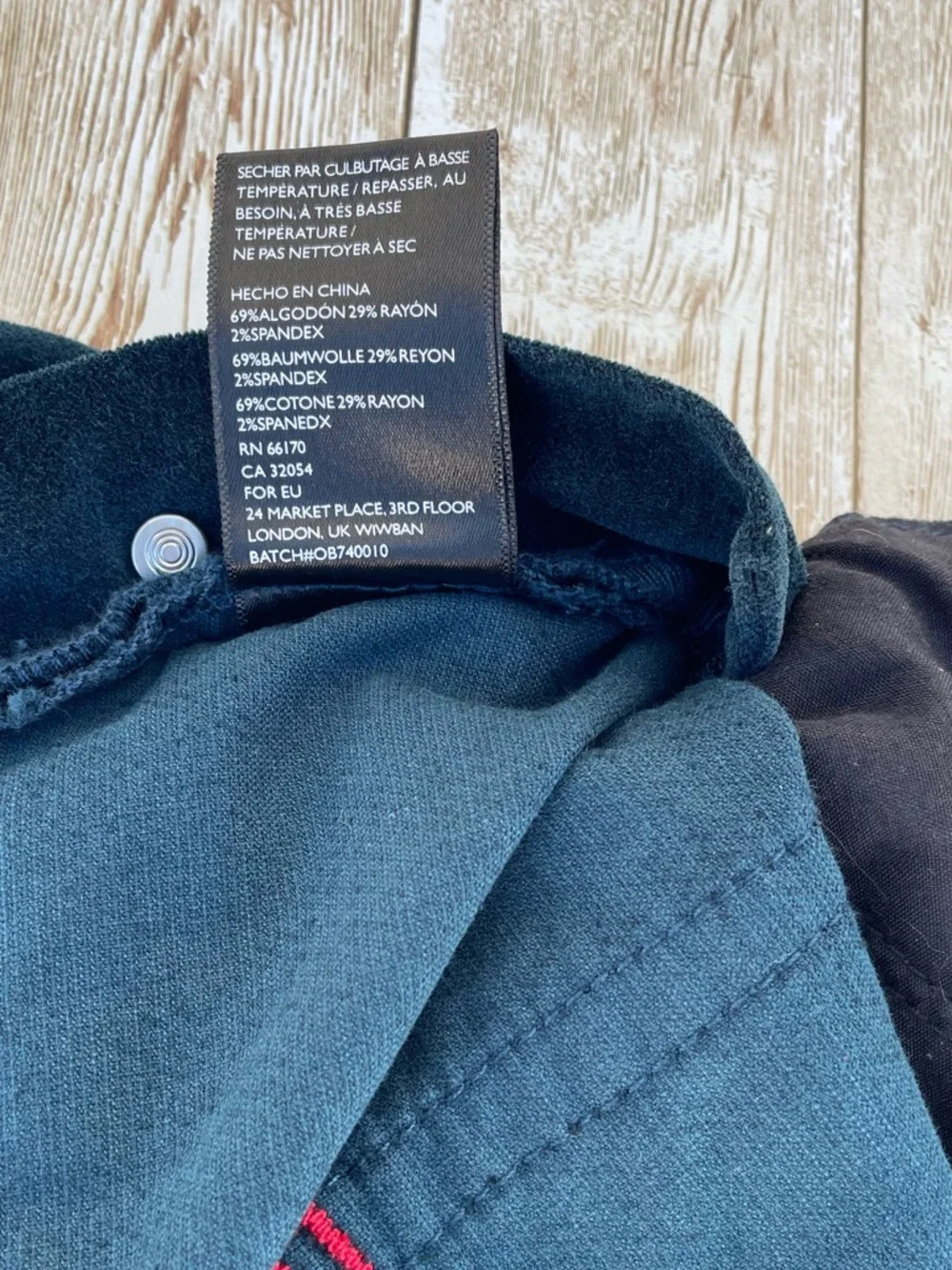 90s BDG Velvet Pinafore Overall Mini Dress Teal Blue XS EUC - Picture 12 of 14